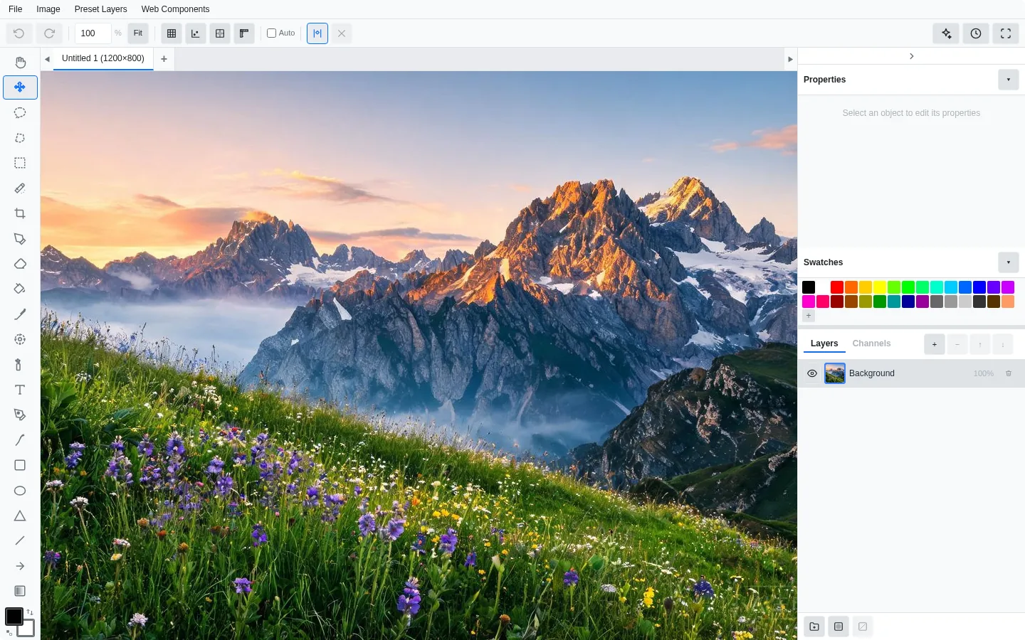 A desktop-class image editor inside your app — Desktop